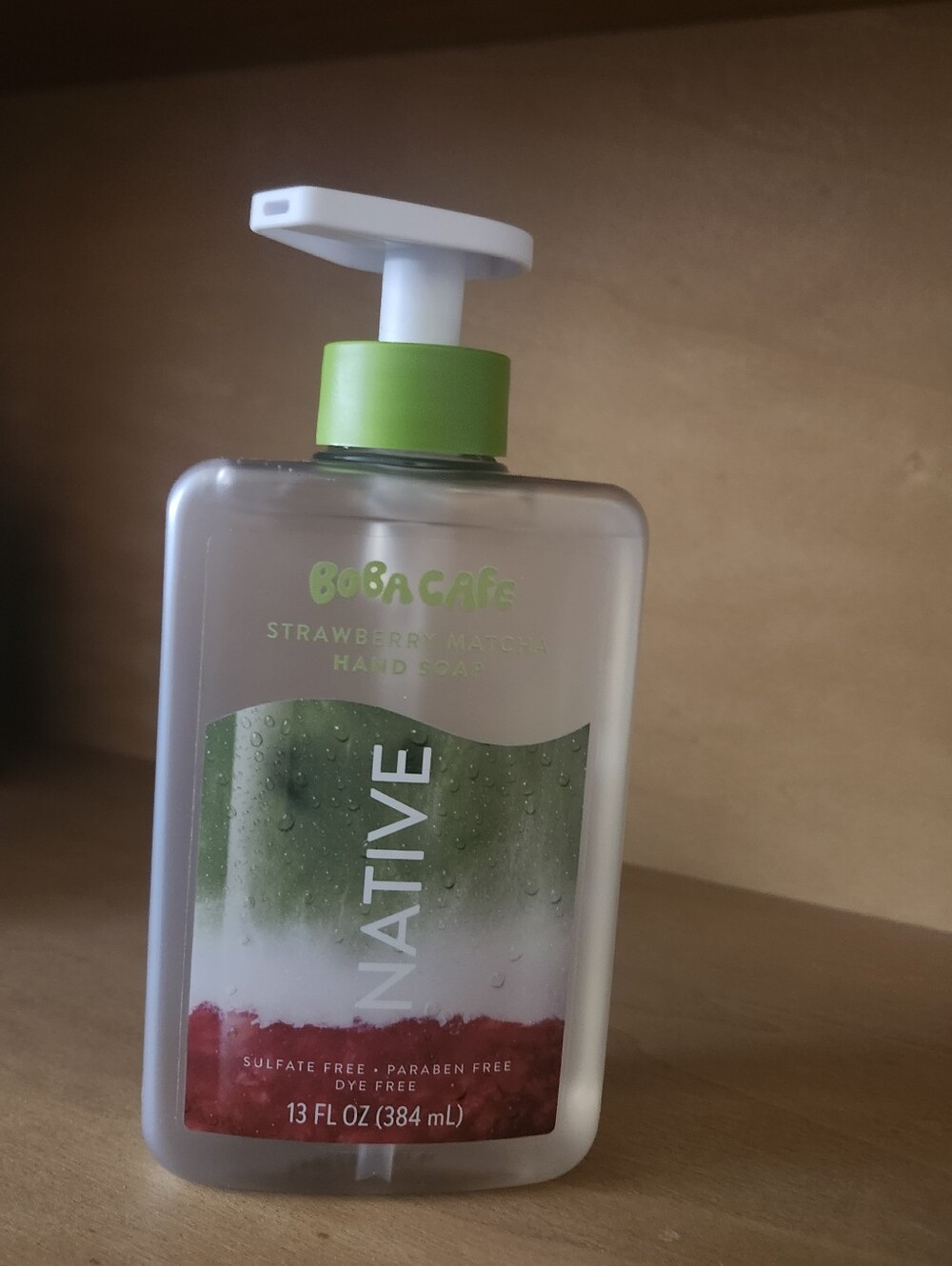 Native x Boba Café Strawberry Matcha Hand Soap - Green & White